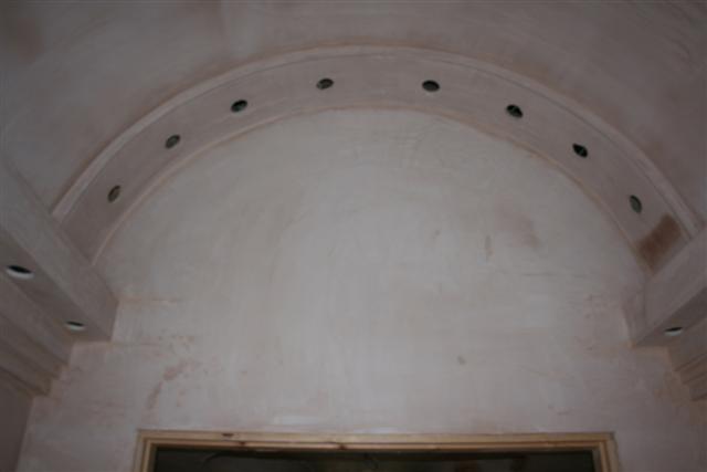 arch plastered